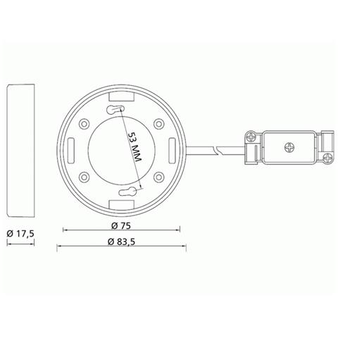 46019 Bianco supporto da parete per tv a schermo piatto - Foto 1